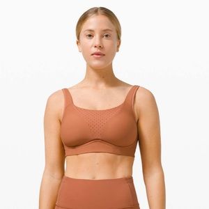 Lululemon Run Times Bra Desert Sun (DSSN) Size 32DD  *Adjustable*